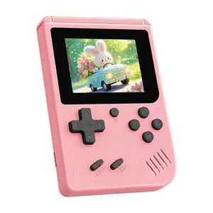 Retro Gaming Console, Built-in 400 Classic Retro Game Console, 3.0 Inch IPS Screen Retro Handheld Game Console, 1020mAh Rechargeable Battery, Portable Arcade Video Gaming Console (Pink) Retro Gaming Console, Built-in 400 Classic Retro Game Console, 3.0 Inch IPS Screen Retro Handheld Game Console, 1020mAh Rechargeable Battery, Portable Arcade Video Gaming Console (Pink)