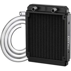 Water Cooling Computer Radiator, 12 Pipe Aluminum Heat Exchanger Liquid Cooling Radiator Heat Sink 120mm for CPU PC Laser Water Cool System DC12V Black with Tube Water Cooling Computer Radiator, 12 Pipe Aluminum Heat Exchanger Liquid Cooling Radiator Heat Sink 120mm for CPU PC Laser Water Cool System DC12V Black with Tube