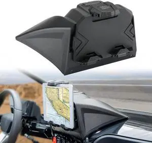 Tablet Holder Compatible with 2022-2024 CFMOTO ZForce 950 HO EX/ 2020-2022 ZForce 950 Sport Accessories Electronic Device Holder GPS Holder Phone Mount with Storage Box Adjustable Navigator Tablet Holder Compatible with 2022-2024 CFMOTO ZForce 950 HO EX/ 2020-2022 ZForce 950 Sport Accessories Electronic Device Holder GPS Holder Phone Mount with Storage Box Adjustable Navigator