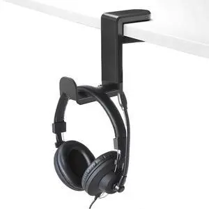 Rotating Headphone Stand, No-Drill 360° Rotating PC Gaming Headset & Controller Holder, Under Desk Hanger with 360 Degree Swivel & Cable Clip Organizer Rotating Headphone Stand, No-Drill 360° Rotating PC Gaming Headset & Controller Holder, Under Desk Hanger with 360 Degree Swivel & Cable Clip Organizer
