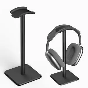 Headphone Stand - Headset Stand with Aluminum Hanger, Headphone Holder for AirPods Max, Sony, Bose, Beats and More (Black) Headphone Stand - Headset Stand with Aluminum Hanger, Headphone Holder for AirPods Max, Sony, Bose, Beats and More (Black)
