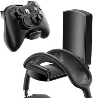 Sticky Headphone Stand Controller Holder - EURPMASK Upgraded Adhesive Gaming Headset Hook, Headphone Holder for Desk with Soft Rubber Pads, Universal PC Gaming Accessory Controller Headset Stand,Black Sticky Headphone Stand Controller Holder - EURPMASK Upgraded Adhesive Gaming Headset Hook, Headphone Holder for Desk with Soft Rubber Pads, Universal PC Gaming Accessory Controller Headset Stand,Black