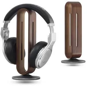 Headphone Stand for Desk,Bright Stone Wood Headset Holder Bamboo & Aluminum Earphone Stand for All Headphones (Grey) Headphone Stand for Desk,Bright Stone Wood Headset Holder Bamboo & Aluminum Earphone Stand for All Headphones (Grey)
