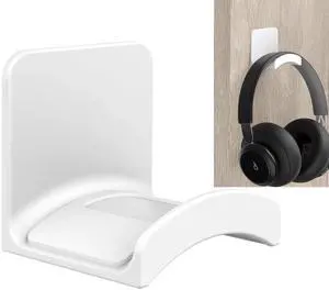 Headphone Stand Headset Holder - Adhesive Gaming Earphones Hanger, Universal Desk Wall Mount Hook for All Headphone/Controller, Compatible with Beats, AirPods Max,Sony, JBL (White) Headphone Stand Headset Holder - Adhesive Gaming Earphones Hanger, Universal Desk Wall Mount Hook for All Headphone/Controller, Compatible with Beats, AirPods Max,Sony, JBL (White)