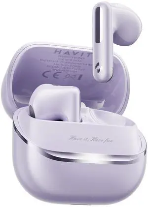 Space T1 Wireless Bluetooth Earbuds, ANC, App EQ, 40.5H, Purple Space T1 Wireless Bluetooth Earbuds, ANC, App EQ, 40.5H, Purple