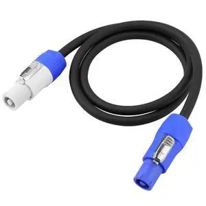 Stage Light PowerCON Cable, 3 Pin 16AWG PowerCon Connector for Input to Output, 20A Power Extension Cord for Outdoor Stage Lighting Series - 1M / 3FT (1 PC) Stage Light PowerCON Cable, 3 Pin 16AWG PowerCon Connector for Input to Output, 20A Power Extension Cord for Outdoor Stage Lighting Series - 1M / 3FT (1 PC)