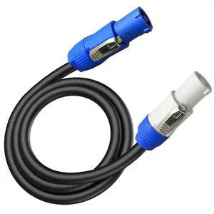 PowerCon Power Cable AC PowerCon Input to Output 12AWG 3 Pin Power Extension Cable for LED Screen Beam Moving Head Light, Stage Light Power,Audio Video Equipment and More-3FT PowerCon Power Cable AC PowerCon Input to Output 12AWG 3 Pin Power Extension Cable for LED Screen Beam Moving Head Light, Stage Light Power,Audio Video Equipment and More-3FT