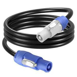 MAYWILLA PowerCon Power Cable AC 16 AWG 3 Pin PowerCon Input to PowerCon Output Power Connector Extension Cable for Stage Light/LED Screen,Audio Video Equipment (3.3FT) MAYWILLA PowerCon Power Cable AC 16 AWG 3 Pin PowerCon Input to PowerCon Output Power Connector Extension Cable for Stage Light/LED Screen,Audio Video Equipment (3.3FT)