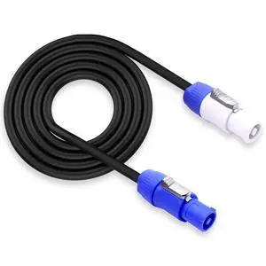 PowerCon Power Cable AC PowerCon Input to PowerCon Output 20A 3-Pin Power Extension Cable 12AWG for LED Screen Stage Light Audio Video Equipment and More (2Meters) PowerCon Power Cable AC PowerCon Input to PowerCon Output 20A 3-Pin Power Extension Cable 12AWG for LED Screen Stage Light Audio Video Equipment and More (2Meters)