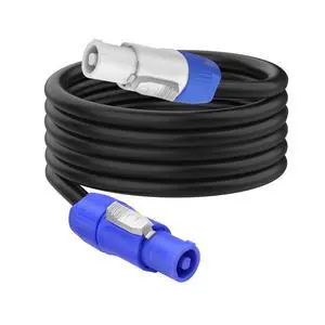 PowerCon Power Cable 14 AWG 3 Pin AC PowerCon Input to Output Power Extension Cable Cord Wire for LED Screen Beam Moving Head Light, Stage Light Power,Audio Video Equipment and More-2M/6.5FT PowerCon Power Cable 14 AWG 3 Pin AC PowerCon Input to Output Power Extension Cable Cord Wire for LED Screen Beam Moving Head Light, Stage Light Power,Audio Video Equipment and More-2M/6.5FT