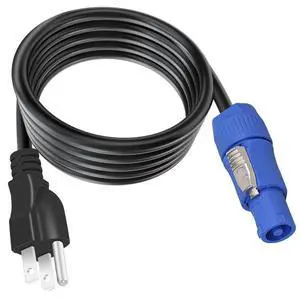 3-Prong NEMA 5-15P to PowerCON Cable 20A 3 Pin PowerCon Input Connector to NEMA 5-15P Connector Cord 16AWG for Outdoor Stage Light LED Screen-3.05M/10FT 3-Prong NEMA 5-15P to PowerCON Cable 20A 3 Pin PowerCon Input Connector to NEMA 5-15P Connector Cord 16AWG for Outdoor Stage Light LED Screen-3.05M/10FT