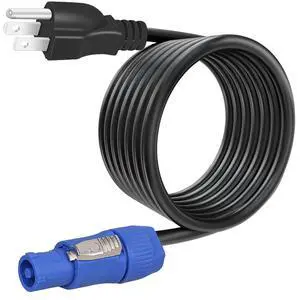3-Prong NEMA 5-15P to PowerCON Cable 20A 3 Pin PowerCon Input Connector to NEMA 5-15P Connector Cord for Outdoor Stage Light LED Screen- 3M/9.8FT 3-Prong NEMA 5-15P to PowerCON Cable 20A 3 Pin PowerCon Input Connector to NEMA 5-15P Connector Cord for Outdoor Stage Light LED Screen- 3M/9.8FT