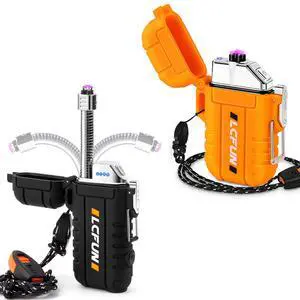 2 Pack Waterproof and Windproof Lighter for Camping, Hiking, Fishing 2 Pack Waterproof and Windproof Lighter for Camping, Hiking, Fishing