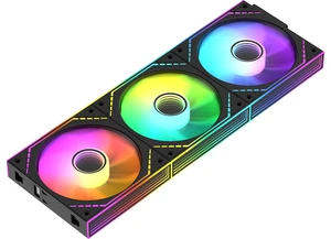 TL-M12QR-S X3 120mm Reverse Case Fans, 3-Pack | Daisy Chain Wiring, ARGB Fan Blades, Infinity Mirror Lighting TL-M12QR-S X3 120mm Reverse Case Fans, 3-Pack | Daisy Chain Wiring, ARGB Fan Blades, Infinity Mirror Lighting