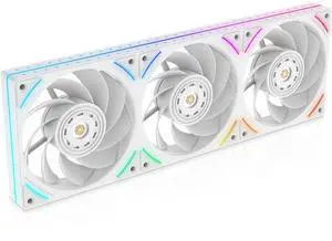 TL-UB36RW 360mm Reverse Blade Single-Frame ARGB PWM PC Case Fan, 2150RPM, 207CFM, 2.87mmH2O, S-FDB V2 Bearing, Single Modular Cable, for Chassis and Liquid Cooler, White TL-UB36RW 360mm Reverse Blade Single-Frame ARGB PWM PC Case Fan, 2150RPM, 207CFM, 2.87mmH2O, S-FDB V2 Bearing, Single Modular Cable, for Chassis and Liquid Cooler, White