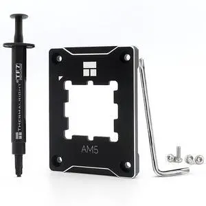 AM5 Secure Frame Black, Anti-Bending CPU Contact Frame for AMD Socket AM5 Secure Frame Black, Anti-Bending CPU Contact Frame for AMD Socket
