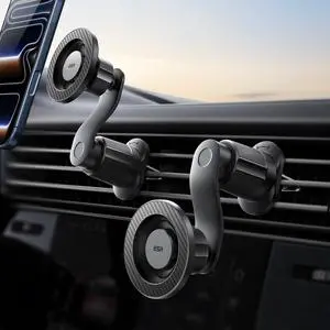 OmniLock for MagSafe Car Mount, 360° Rotation, Car Phone Holder for Air Vent, Magnetic Phone Holder for iPhone 17-12,Google Pixel 10 Pro/Samsung S26/S25,All Smartphones(2 MagSafe Rings Included) OmniLock for MagSafe Car Mount, 360° Rotation, Car Phone Holder for Air Vent, Magnetic Phone Holder for iPhone 17-12,Google Pixel 10 Pro/Samsung S26/S25,All Smartphones(2 MagSafe Rings Included)