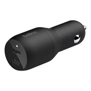 36-Watt Dual-USB Car Charger - Power Delivery 2 18W USB-C Ports with PPS Charging Apple iPhone 14, 14 Pro, 14 Pro Max, iPhone 13, 13 Pro, 13 Pro Max Samsung Galaxy, AirPods - USB-C Charger 36-Watt Dual-USB Car Charger - Power Delivery 2 18W USB-C Ports with PPS Charging Apple iPhone 14, 14 Pro, 14 Pro Max, iPhone 13, 13 Pro, 13 Pro Max Samsung Galaxy, AirPods - USB-C Charger