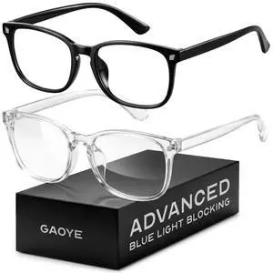 Eyewear Frames for Men - Blue Light Blocking Square Glasses, Anti UV Ray Computer Gaming, Blue Blockers for Women Eyewear Frames for Men - Blue Light Blocking Square Glasses, Anti UV Ray Computer Gaming, Blue Blockers for Women