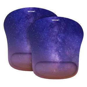 2 Pack Mouse Pad with Wrist Support, Ergonomic Gaming Mouse Pad Pain Relief, Portable Comfortable Mousepad for Computer, Laptop, Office, Home Non-Slip Base, Waterproof Surface - Purple Galaxy 2 Pack Mouse Pad with Wrist Support, Ergonomic Gaming Mouse Pad Pain Relief, Portable Comfortable Mousepad for Computer, Laptop, Office, Home Non-Slip Base, Waterproof Surface - Purple Galaxy