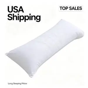 Mainstays Body Pillow - 20"x 54", White, Microfiber, Hypoallergenic Mainstays Body Pillow - 20"x 54", White, Microfiber, Hypoallergenic