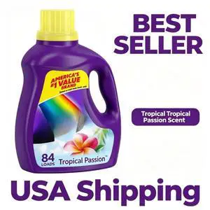 Xtra Tropical Passion, 84 Loads Liquid Laundry Detergent, 100.8 fl oz Xtra Tropical Passion, 84 Loads Liquid Laundry Detergent, 100.8 fl oz