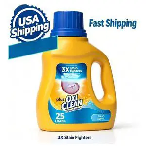 ARM & HAMMER Plus OxiClean Ultra Stain Fighters Liquid Laundry Detergent, Fresh Scent, 32.5 Fl Oz ARM & HAMMER Plus OxiClean Ultra Stain Fighters Liquid Laundry Detergent, Fresh Scent, 32.5 Fl Oz