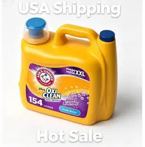 ARM & HAMMER Plus OxiClean with Odor Blasters Liquid Laundry Detergent, Fresh Burst, 200.2 Fl Oz ARM & HAMMER Plus OxiClean with Odor Blasters Liquid Laundry Detergent, Fresh Burst, 200.2 Fl Oz