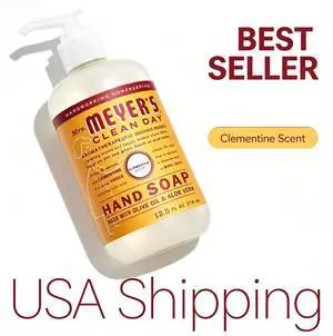 MRS. MEYER'S CLEAN DAY Hand Soap, Clementine Scent, 12.5 Fl Oz Bottle MRS. MEYER'S CLEAN DAY Hand Soap, Clementine Scent, 12.5 Fl Oz Bottle