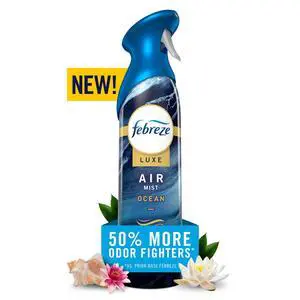 Febreze Air Mist Luxe Air Freshener Spray, Ocean Scent, 8.1oz Febreze Air Mist Luxe Air Freshener Spray, Ocean Scent, 8.1oz
