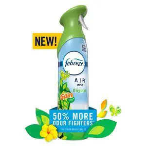 Febreze Air Mist Air Freshener Spray, Gain Original Scent, 8.1oz Febreze Air Mist Air Freshener Spray, Gain Original Scent, 8.1oz