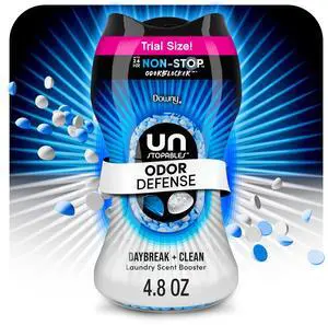Downy Unstopables Fusions Odor Defense In-Wash Laundry Scent Booster Beads, Daybreak & Clean Scent, 4.8 oz Downy Unstopables Fusions Odor Defense In-Wash Laundry Scent Booster Beads, Daybreak & Clean Scent, 4.8 oz
