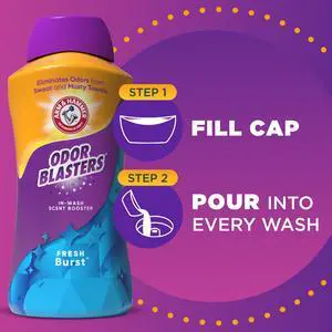 ARM & HAMMER Odor Blasters Laundry Scent Booster, Scent Beads Alternative, Fresh Burst Scent, 45 Oz ARM & HAMMER Odor Blasters Laundry Scent Booster, Scent Beads Alternative, Fresh Burst Scent, 45 Oz