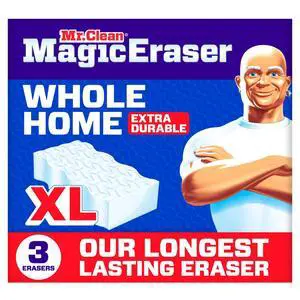 Mr. Clean Magic Eraser Sponge, Whole Home Extra Durable XL, 3ct Mr. Clean Magic Eraser Sponge, Whole Home Extra Durable XL, 3ct