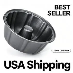 Mainstays 6 inch Mini Fluted Cake Pan, Carbon Steel Mainstays 6 inch Mini Fluted Cake Pan, Carbon Steel