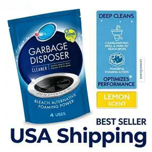 Glisten Disposer Care Cleaner, Lemon Scent, 4 Packets Glisten Disposer Care Cleaner, Lemon Scent, 4 Packets