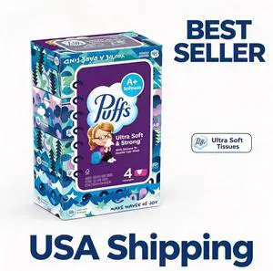 Puffs Facial Tissues Ultra Soft, 4 Family Boxes, 124 Facial Tissues per Box, Allergies and Colds (Packaging May Vary) Puffs Facial Tissues Ultra Soft, 4 Family Boxes, 124 Facial Tissues per Box, Allergies and Colds (Packaging May Vary)