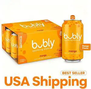 Sparkling Water, Mango, 12 Fl Oz Cans (8 Pack) | Zero Sugar, Zero Calories, Seltzer Water Sparkling Water, Mango, 12 Fl Oz Cans (8 Pack) | Zero Sugar, Zero Calories, Seltzer Water
