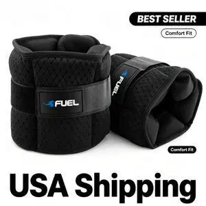 Fuel Pureformance Unisex Adjustable Wrist/Ankle Weights, 2.5-Pound Pair (5lb Total - 6 Removable Weight Packs) Fuel Pureformance Unisex Adjustable Wrist/Ankle Weights, 2.5-Pound Pair (5lb Total - 6 Removable Weight Packs)