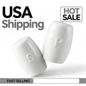 Better Homes & Gardens Porcelain Embossed Salt & Pepper Shaker Set Better Homes & Gardens Porcelain Embossed Salt & Pepper Shaker Set