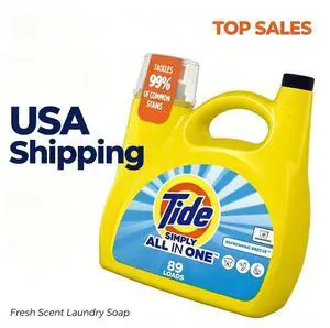 Tide Simply Laundry Detergent Liquid All-In-One, Refreshing Breeze Scent, 117 fl oz, 89 Loads Tide Simply Laundry Detergent Liquid All-In-One, Refreshing Breeze Scent, 117 fl oz, 89 Loads