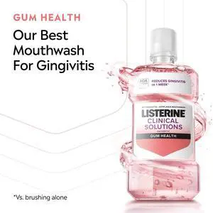 Listerine Clinical Solutions Gum Health Antiseptic Mouthwash Oral Care, 1 L Listerine Clinical Solutions Gum Health Antiseptic Mouthwash Oral Care, 1 L