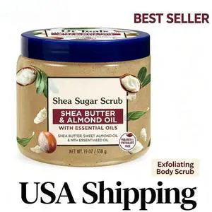 Dr Teal's Shea Sugar Body Scrub with Shea Butter, Almond & Essential Oils, 19 oz Dr Teal's Shea Sugar Body Scrub with Shea Butter, Almond & Essential Oils, 19 oz