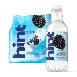 Hint Blackberry Flavored Water, 16 fl oz, 6 Pack Plastic Bottles Hint Blackberry Flavored Water, 16 fl oz, 6 Pack Plastic Bottles
