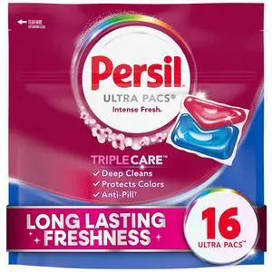 Persil Ultra Pacs Deep Clean Laundry Detergent, Intense Fresh, 16 Count Persil Ultra Pacs Deep Clean Laundry Detergent, Intense Fresh, 16 Count