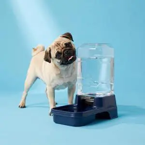 Vibrant Life 0.75 gal Gravity Waterer for Small Pets, Navy Vibrant Life 0.75 gal Gravity Waterer for Small Pets, Navy