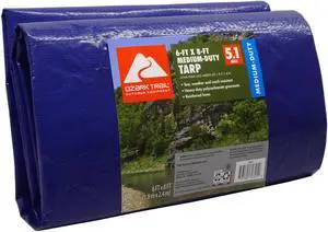 Ozark Trail Medium-Duty Tarpaulin, 6 x 8, Material PE Ozark Trail Medium-Duty Tarpaulin, 6 x 8, Material PE