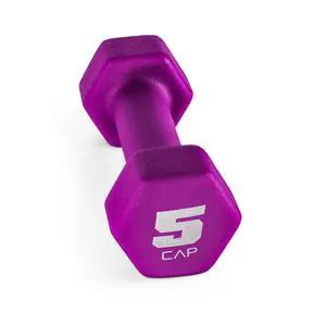 CAP Neoprene Magenta 5lb Dumbbell CAP Neoprene Magenta 5lb Dumbbell