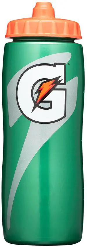 Gatorade Contour Style Squeeze Water Bottle, Green, 28oz Gatorade Contour Style Squeeze Water Bottle, Green, 28oz