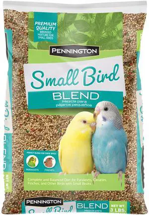 Pennington Small Breed Everyday Blend Dry Bird Food, for Parakeets, Canaries and Finches; 3 lb. Bag Pennington Small Breed Everyday Blend Dry Bird Food, for Parakeets, Canaries and Finches; 3 lb. Bag